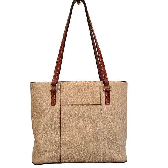 Dooney & Bourke Lexington Pebble Grain Bone Shoulder Handbag - Picture 3 of 16